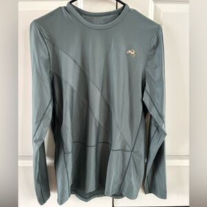 Tracksmith Van Cortlandt Long Sleeve Gray Long Sleeve Athletic Shirt